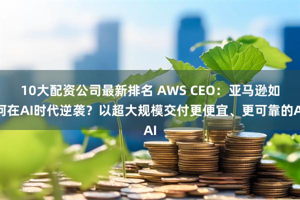 10大配资公司最新排名 AWS CEO：亚马逊如何在AI时代逆袭？以超大规模交付更便宜、更可靠的AI